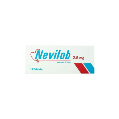 NEVILOB 2.5 MG ( NEBIVOLOL HYDROCHLORIDE ) 14 TABLETS